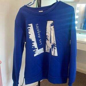 Blue Los Angeles sweatshirt